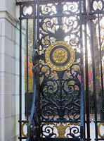 Gate detail at Marble House