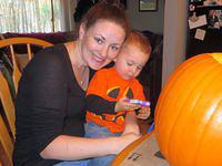 Meghan and Thomas cuddle