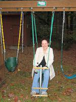 Auntie Meghan on the bronco