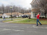 One last throw by Darren before hitting the road