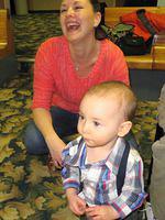 Meghan enjoying Thomas