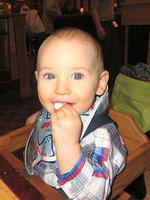 The many faces of Thomas with bread 5