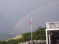 Rainbow off the Dune Road house 2
