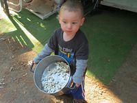 Last night's popcorn makes a great breakfast!