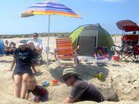 Our spot for the day