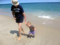 Wave dodging with Mommy