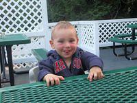 Waiting gor food at Cobie's