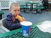 Foot long hot dog, really?