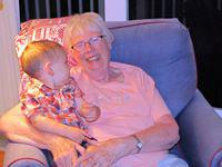 Telling Grandma the Great a story