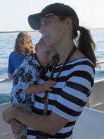 Thomas snuggle with Beth