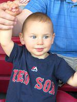 Doing some moves with Grandpa