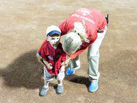 Usher stole Thomas and took him on the field