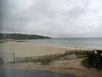 Wedding day view out our window