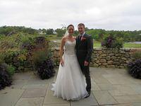 Meg and Sean on the terrace