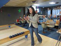 Meghan demonstrating how it is done