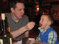 Checking out mud pie