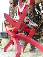 Peeking around "Brushstrokes"