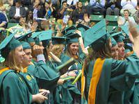Ceremonial moving of the tassels