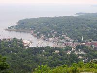 Harbor view from Mount Battie