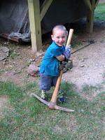 This Pick ax is heavy