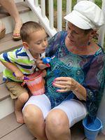 Blowing bubbles with Jinker