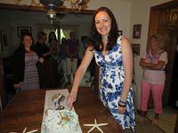 Ready to attack the cake