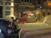 Snow Plow and Sausage Vender