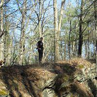 Brian scouting out the views