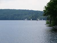 Sailboats on Sparking Water