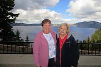 Jan and Carol at Crater Lake Lodge