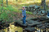 Thomas, Water, and a Stick, Nothing Better!