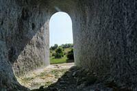 Seen Through a Monument