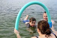 Paddling to the Noodle Arch