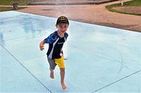 His Favorite Splash Pad Spot