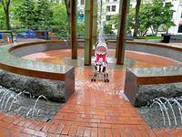 Evie in the Fountain