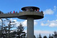 Brian and Isaac Atop the Tower on Clingman's Dome