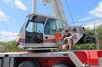 Enjoying the View From the Crane