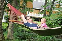 Telling Daddy a Joke