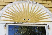 Sun and Tree Reflections