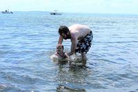 Margaux and Dad (Mike) Loving the Water