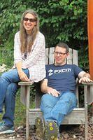 Beth and Sean Relaxing