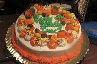 Autumnal Birthday Cake