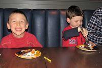 Thomas is Pleased With the Cake