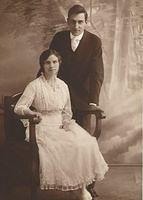 Marjorie (Sherman) and Arthur McIntyre Wedding Day 1912
