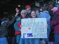 Mom and Meghan at Fenway