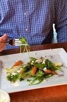 Dave Expanding His Horizons With Snap Pea and Roasted Carrot Salad