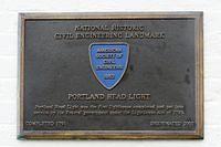 Portland Head Light Plaque