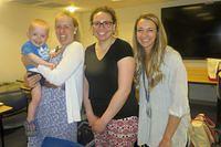 Eamonn With the Awesome Music Class Staff: Kassie, Rose and Mariah.