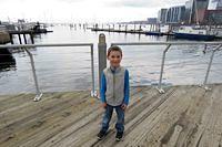 Boston Harbor Backdrop