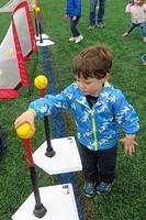 Carefully Setting Up All the Tees